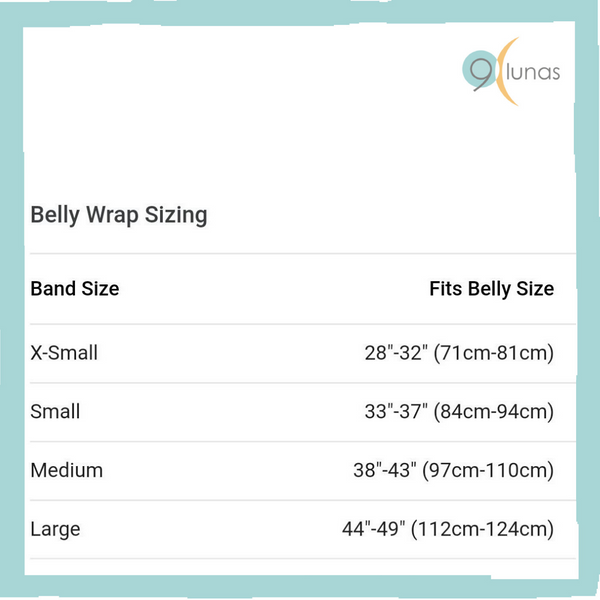 Faja postparto moldeadora de cintura Bamboo Belly Wrap™ negra Faja - Embarazada - Maternidad - Embarazo - 9lunasshop.com