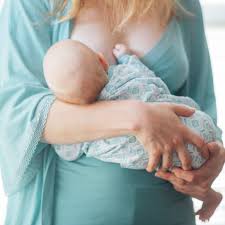 Camisola de lactancia en algodón color menta Pijama - Embarazada - Maternidad - Embarazo - 9lunasshop.com