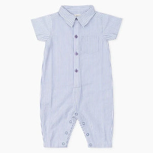 Romper Oxford Celeste