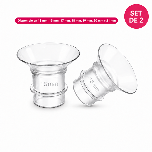 Set de 2 adaptadores de talla para copas 24mm - 9lunasshop.com