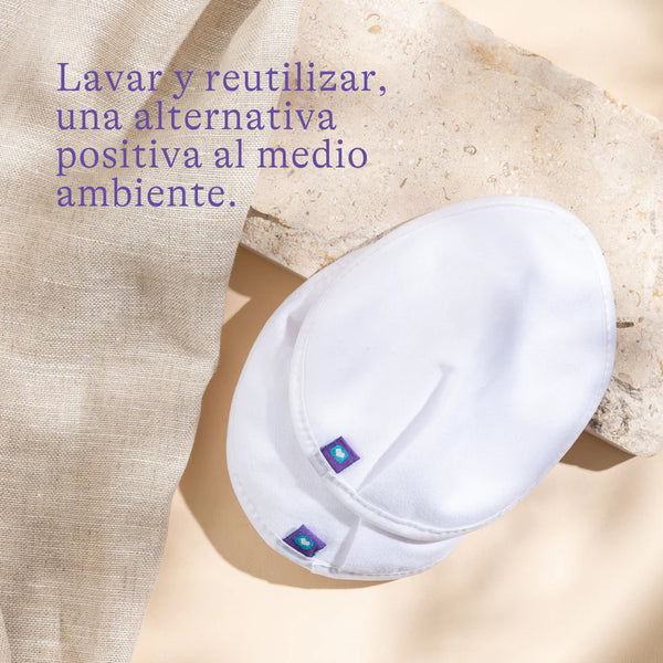 Pack de 4 protectores de brasier lavables Lansinoh