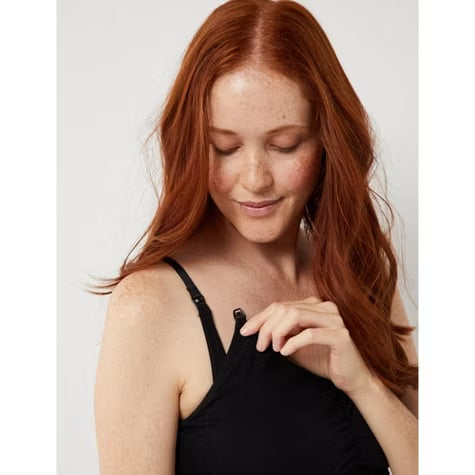 Brasier de lactancia con encaje negro