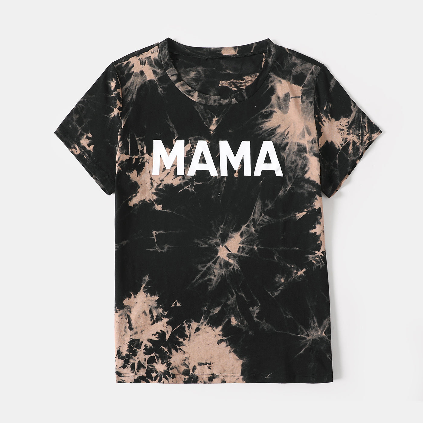 T-Shirt Tie Dye Negro "MAMA"