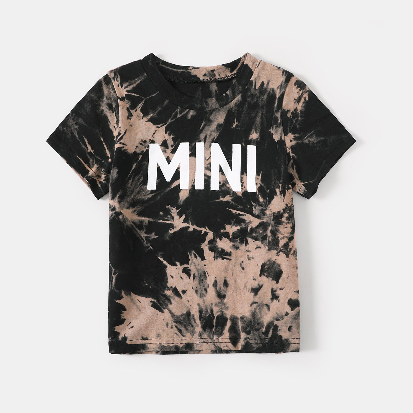 T-Shirt Tie Dye Negro "MINI" Niños