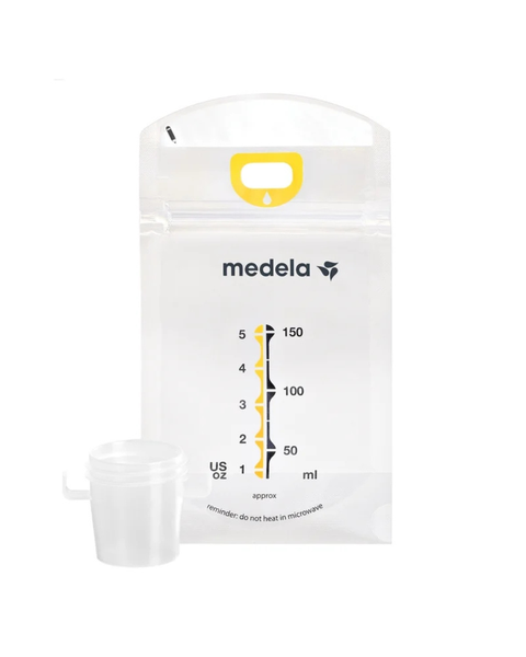 Bolsas de extracción y almacenaje Pump & Save Medela 20 Unidades + 2 adaptadores