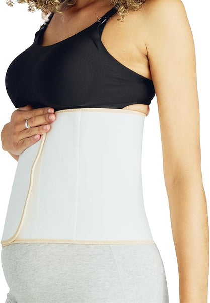 Faja postparto moldeadora de cintura Bamboo Belly Wrap™ beige - 9lunasshop.com