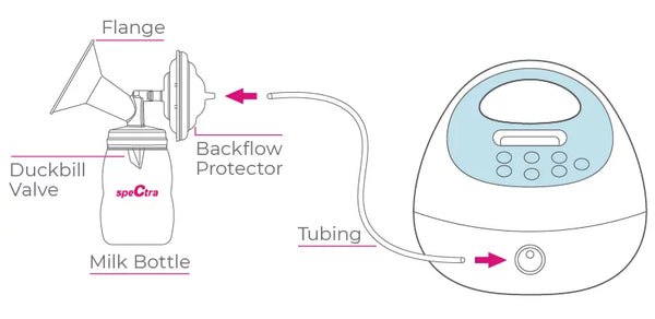 Set de copa, válvula, tubo y membrana Spectra