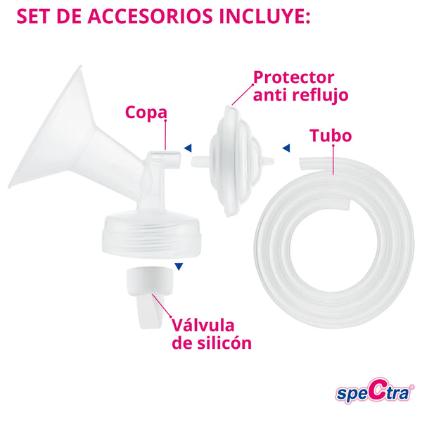 Set de copa, válvula, tubo y membrana Spectra