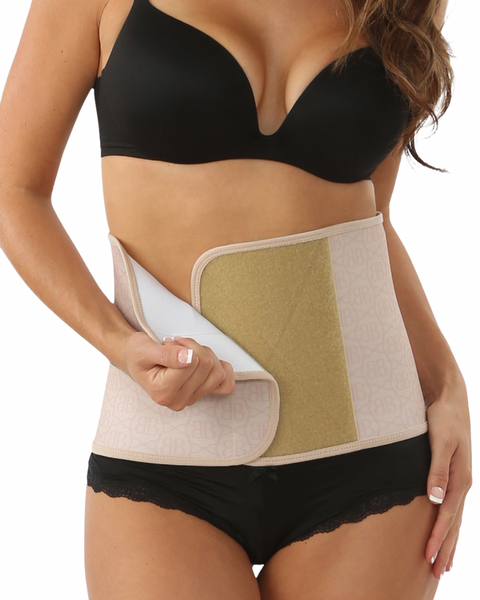 Belly Bandit faja postparto moldeadora de cintura Original Belly Wrap™ beige - 9lunasshop.com