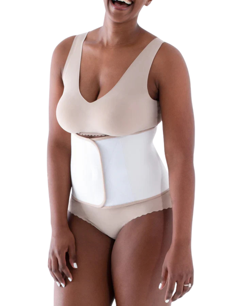 Faja postparto moldeadora de cintura Bamboo Belly Wrap™ beige - 9lunasshop.com