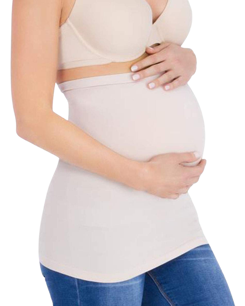 Faja de embarazo Flawless Belly™ beige - 9lunasshop.com