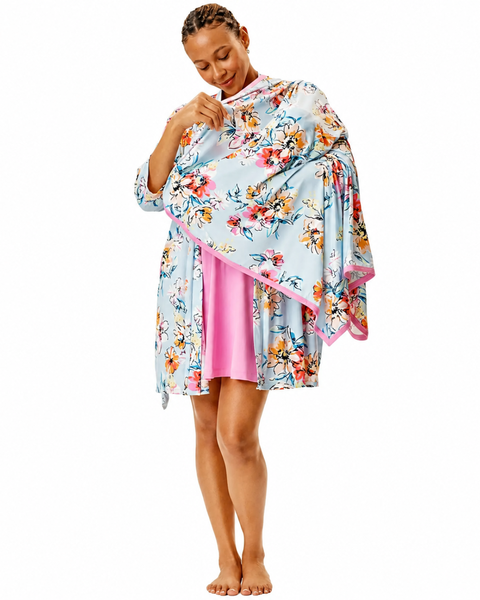 Set de camisón de lactancia, bata y manta para bebé - 9lunasshop.com