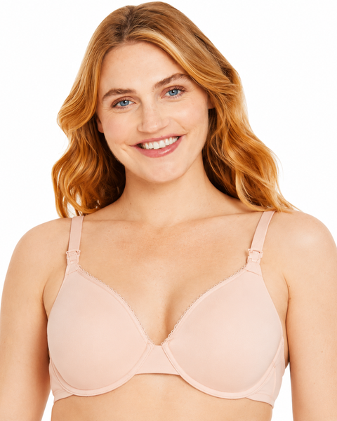 Brasier de lactancia de cobertura completa con aros nude - 9lunasshop.com