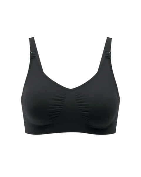 Brasier materno y de lactancia sin costuras negro Medela
