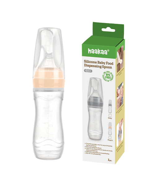 Cuchara de silicona dispensadora de comida - 9lunasshop.com