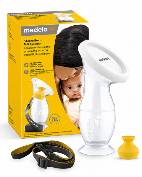 Colector de leche de silicona Medela 3.4oz. - 9lunasshop.com