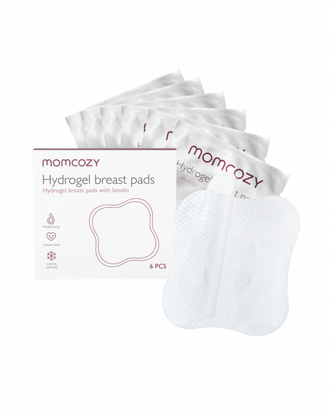 Pads Refrescantes de Hidrogel con Lanolina para Pezones Momcozy (6 unidades)
