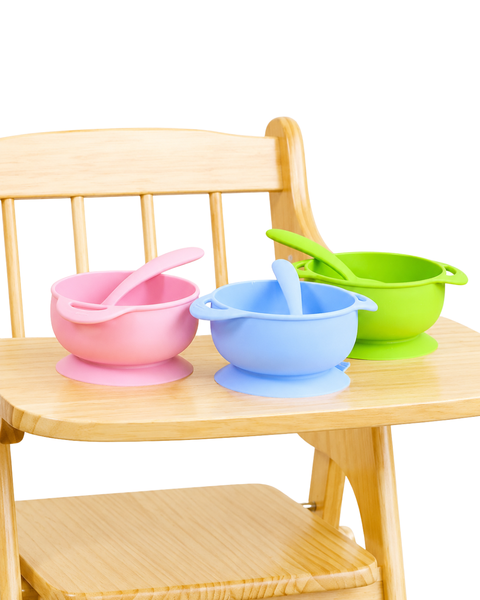 Bowl de Silicona con Tapa y Cuchara