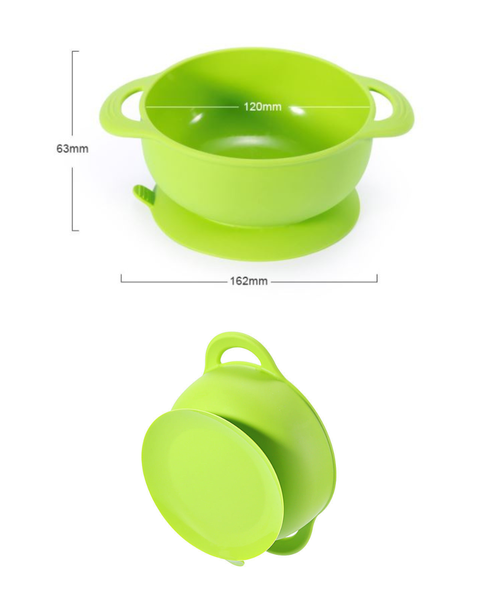 Bowl de Silicona con Tapa y Cuchara