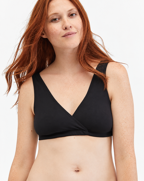 Brasier de Lactancia Nocturno Negro