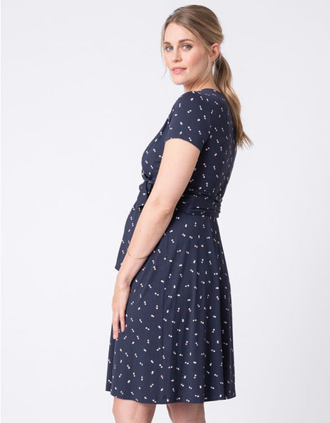 Vestido Seraphine® Sasha de maternidad y lactancia navy