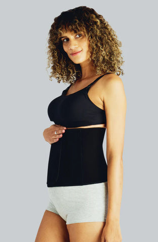 Faja postparto moldeadora de cintura Bamboo Belly Wrap™ negra