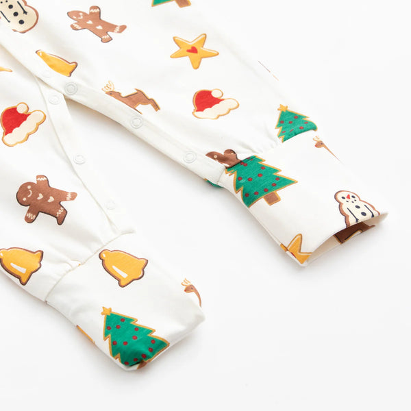 Pijama para bebé unisex galletas navideñas