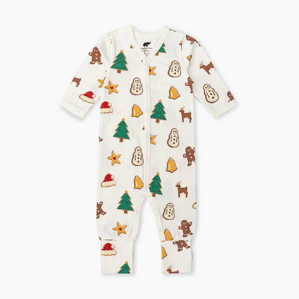 Pijama para bebé unisex galletas navideñas