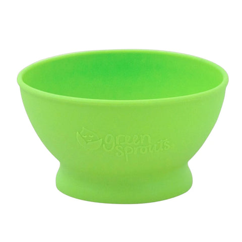 Bowl de silicona para comidas de bebé verde