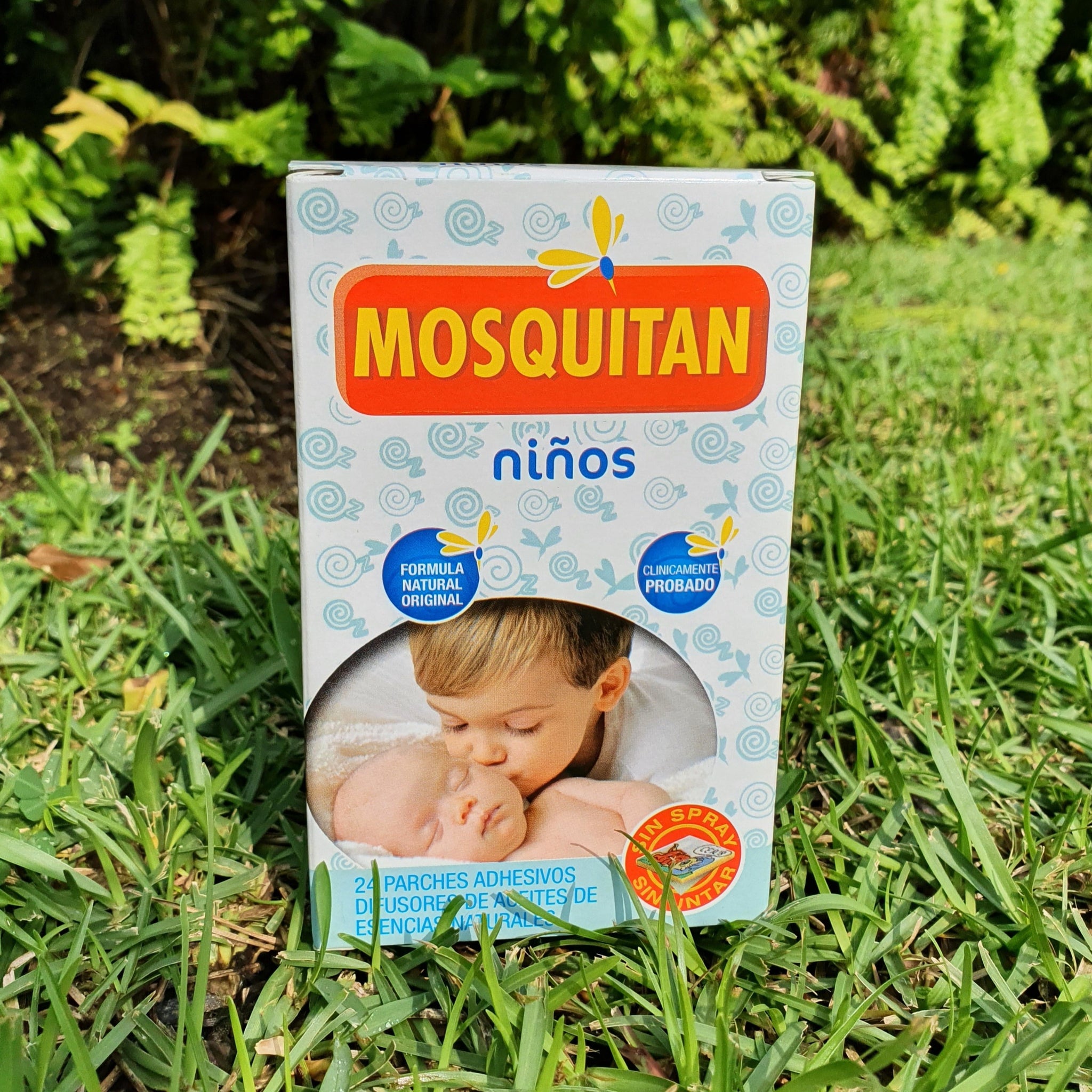 Parches difusores de repelente natural contra mosquitos para bebés