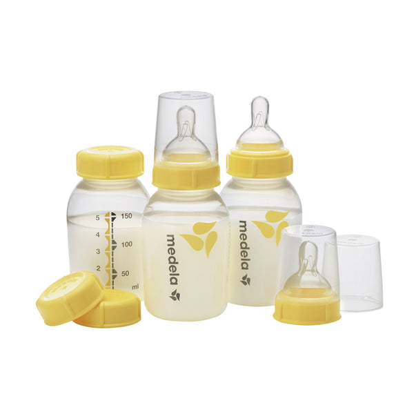 Set de 3 biberones Medela de 150ml o 5oz - 9lunasshop.com