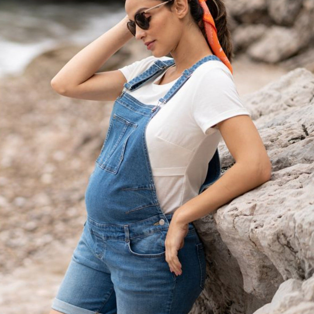 Enterizo jean shorts Seraphine Becca