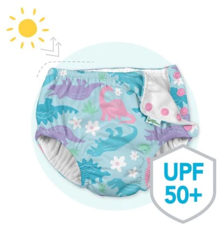 Bañador Pañál reutilizable estampado sandía rosado