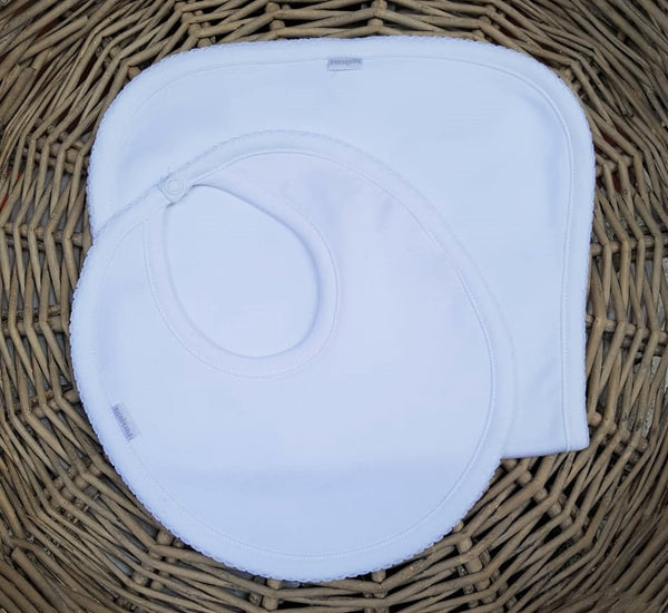 Sacagas 100% algodón pima peruano borde blanco Sacagas - Embarazada - Maternidad - Embarazo - 9lunasshop.com