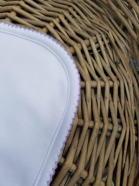 Sacagas 100% algodón pima peruano borde violeta Sacagas - Embarazada - Maternidad - Embarazo - 9lunasshop.com