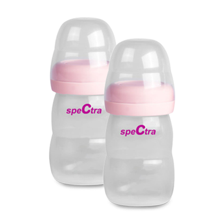 Botellas de almacenaje de leche para extractores Spectra set de 2 Accesorio - Embarazada - Maternidad - Embarazo - 9lunasshop.com