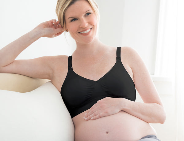Brasier materno y de lactancia sin costuras negro Medela Ropa intima - Embarazada - Maternidad - Embarazo - 9lunasshop.com